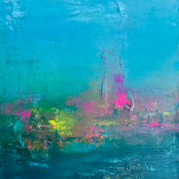 Картина под названием "Submersion" - Irina Ivancov (Chouette Nia), Подлинное произведение искусства, Акрил Установлен на Дер…