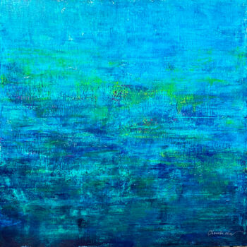 Картина под названием "Plongée sous marine" - Irina Ivancov (Chouette Nia), Подлинное произведение искусства, Акрил Установл…