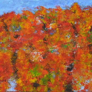 Painting titled "023 Fall Colors" by Chowdary V Arikatla, Original Artwork