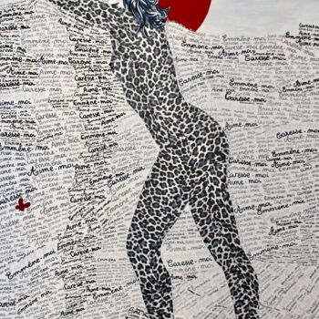 Peinture intitulée "FEE LOVE" par Chris-Alys, Œuvre d'art originale, Huile Monté sur Châssis en bois