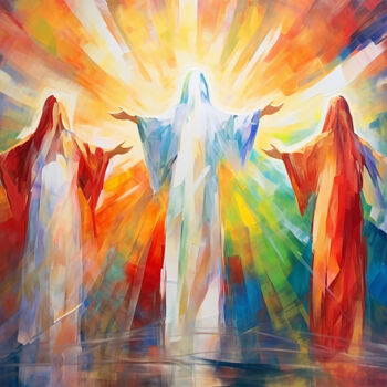 Obrazy i ryciny zatytułowany „The Transfiguration” autorstwa Chris Brazelton, Oryginalna praca, Cyfrowy wydruk