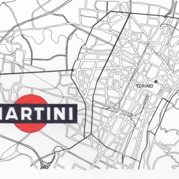 Disegno intitolato "Torino Martini" da Chris Donazzon, Opera d'arte originale, Pennarello