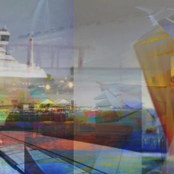 Artes digitais intitulada "Trains and Boats an…" por Chris Marshall, Obras de arte originais