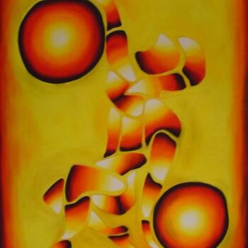 Painting titled "Sun Roller" by Chris Quinlan, Original Artwork