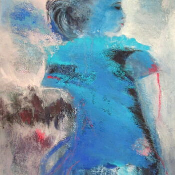 Painting titled "Fière" by Christelle Dreux, Original Artwork, Acrylic Mounted on Wood Stretcher frame