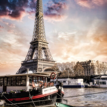 Photography titled "BORD DE SEINE" by Chris Lenoire, Original Artwork, Manipulated Photography