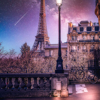 Photography titled "REVERIE PARISIENNE" by Chris Lenoire, Original Artwork, Manipulated Photography