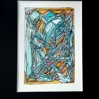 Painting titled "F22" by Chris.Sopena, Original Artwork, Acrylic