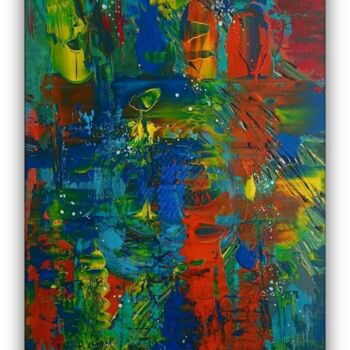 Painting titled "VARIATION "194"" by Christa Kloß, Original Artwork, Acrylic