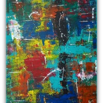 Painting titled "VARIATION "195"" by Christa Kloß, Original Artwork, Acrylic