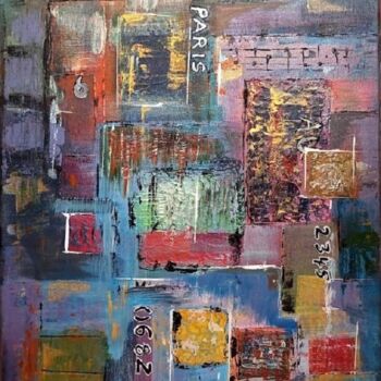 Painting titled "VARIATION "198"" by Christa Kloß, Original Artwork, Acrylic