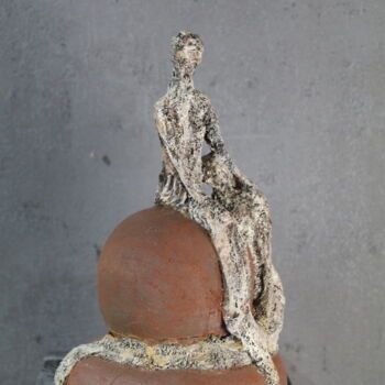 Скульптура под названием "Skulptur 680 (Liebe…" - Christa Riemann, Подлинное произведение искусства, Дерево