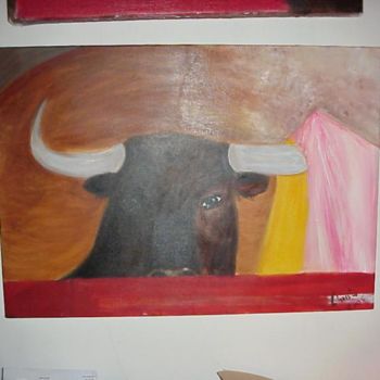 Peinture intitulée "torro ole" par Christa Daulon-Dubourdieu, Œuvre d'art originale