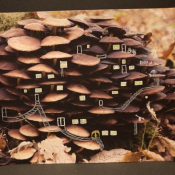 绘画 标题为“Habitat Forestier” 由Christac, 原创艺术品, 丙烯