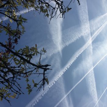 Photographie intitulée "Blue sky" par Christine Stalder, Œuvre d'art originale