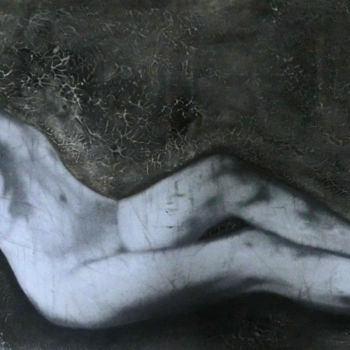 Malarstwo zatytułowany „femme nue, huile” autorstwa Christophe Cassan, Oryginalna praca, Olej