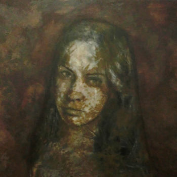 Malarstwo zatytułowany „femme, huile” autorstwa Christophe Cassan, Oryginalna praca, Olej