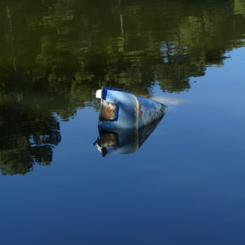 Photographie intitulée "Le grand bleu" par Christel Jeantheau, Œuvre d'art originale, Photographie numérique