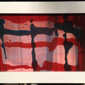 Peinture intitulée "American spirit" par Christelle Crokaert, Œuvre d'art originale, Autre
