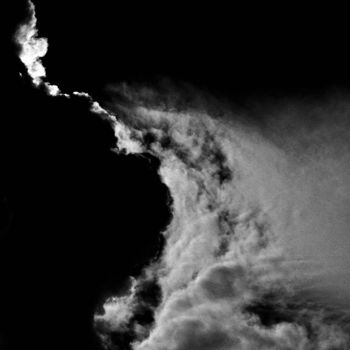 Fotografie getiteld "Abstract clouds II" door Christelle Crokaert, Origineel Kunstwerk