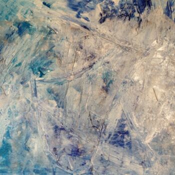 Pintura intitulada "Iceberg" por Christelle Robert, Obras de arte originais, Óleo