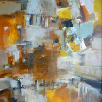 Painting titled "Cathédrale Saint Pa…" by Christelle Veron Cherbonnier, Original Artwork, Acrylic