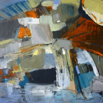 Malerei mit dem Titel "Noirmoutier 2" von Christelle Veron Cherbonnier, Original-Kunstwerk, Acryl