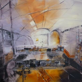 绘画 标题为“Gare de Rennes” 由Christelle Veron Cherbonnier, 原创艺术品