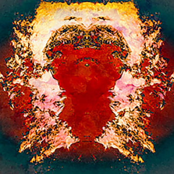 Artes digitais intitulada "emotions burn from…" por Christelle Marini, Obras de arte originais, Pintura digital