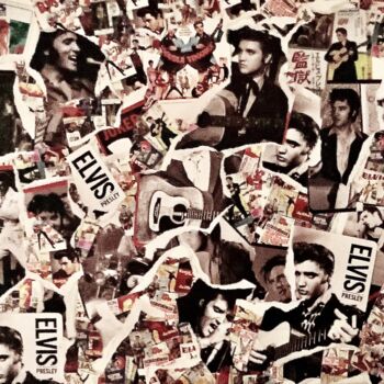 Collages getiteld "Elvis déchire" door Christelle Marini, Origineel Kunstwerk, Collages