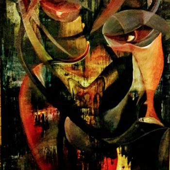 Painting titled "Omni8" by Ayem, Original Artwork, Acrylic