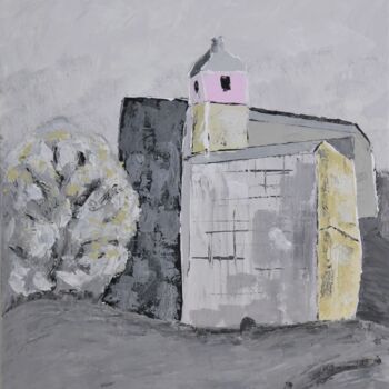 Painting titled "Citadelle 007" by Christian Bailly-Grandvaux, Original Artwork, Acrylic