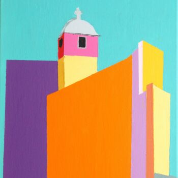 Painting titled "Citadelle_013" by Christian Bailly-Grandvaux, Original Artwork, Acrylic