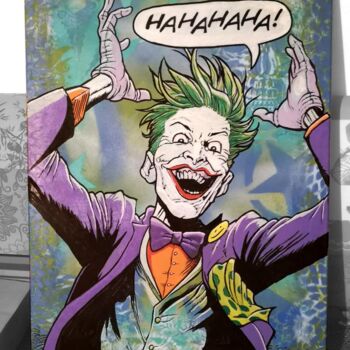 "Joker" başlıklı Tablo Christian Berger tarafından, Orijinal sanat, Akrilik Ahşap Sedye çerçevesi üzerine monte edilmiş