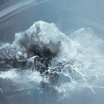 Malarstwo zatytułowany „" neige "” autorstwa Christian Bessede, Oryginalna praca, Akwarela