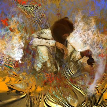 Digital Arts titled "bivouac" by Christian Bessede, Original Artwork, Digital Painting