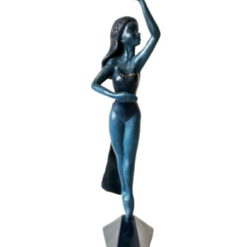Sculpture titled "Camille" by Christian Candelier, Original Artwork, Bronze