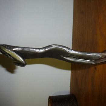 Sculpture titled "phpiwqeq1.jpg nue" by Christian Canivenc, Original Artwork, Metals