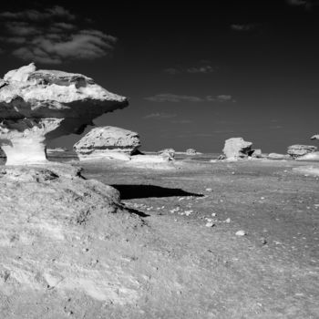 Fotografia zatytułowany „Grand désert blanc” autorstwa Christian Clausier, Oryginalna praca