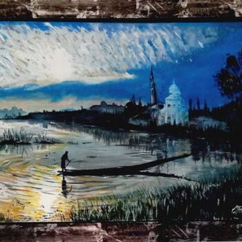 Painting titled "ASIA LE PAYS IMAGIN…" by Christian Garnier, Original Artwork, Acrylic