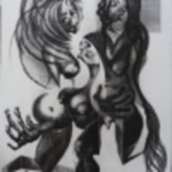 Peinture intitulée "Les Demoiselles" par Christian Giraud, Œuvre d'art originale
