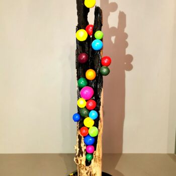 Sculpture titled "Colors of life" by Christian Koller (Artc), Original Artwork, Clay