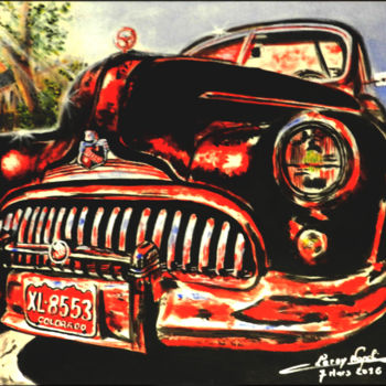 Картина под названием "limousine.jpg" - Christian Leroy Napoli, Подлинное произведение искусства, Акрил