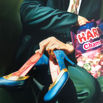 Pintura titulada "CHERI,.... OU T'AS…" por Christian Lucas, Obra de arte original, Oleo
