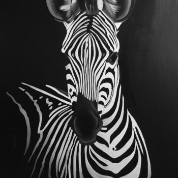 Ζωγραφική με τίτλο ""Zigzag"" από L'Atelier S'Affiche, Αυθεντικά έργα τέχνης, Λάδι