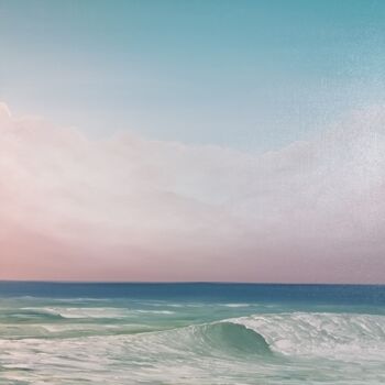 Картина под названием "Ocean" - L'Atelier S'Affiche, Подлинное произведение искусства, Масло
