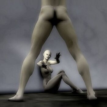 Digital Arts titled "Tu bats ta femme !" by Christian Pavet, Original Artwork