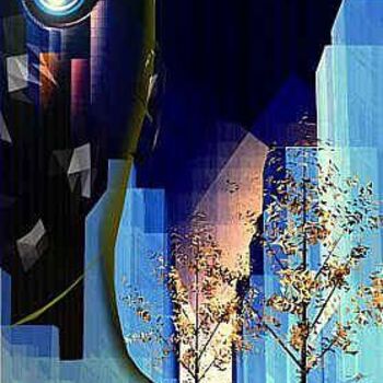 Arte digital titulada "Esprit de la ville…" por Christian Pavet, Obra de arte original