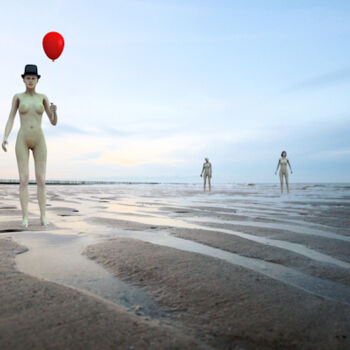 Photography titled "Le ballon rouge" by Christian Pavet, Original Artwork