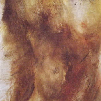 Peinture intitulée "sans-titre-41x120.j…" par Christian Piot, Œuvre d'art originale